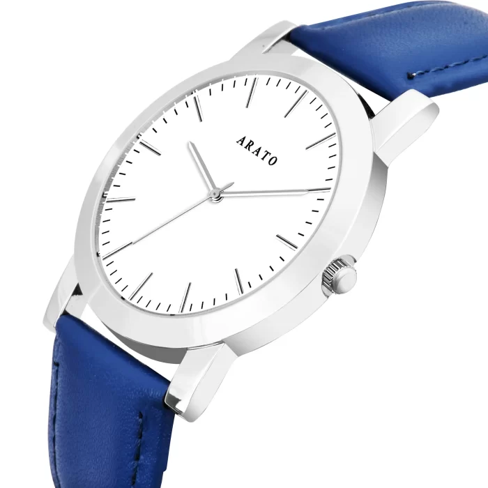 Men's White Minimal Watch